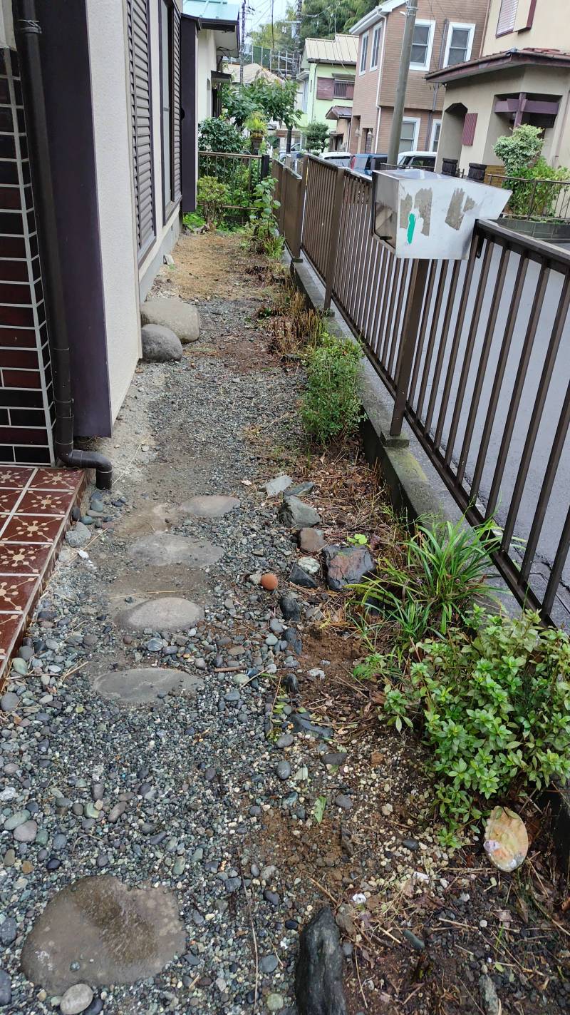 南向きの専用庭