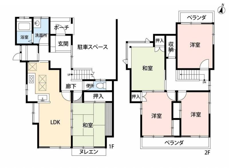 ２階にはしごからのぼるロフトがあります。