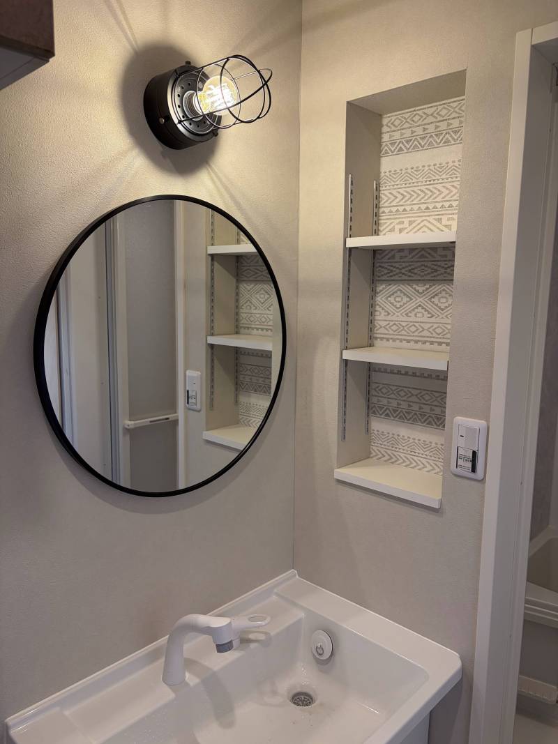 洗面所はおしゃれな空間を楽しんでください。