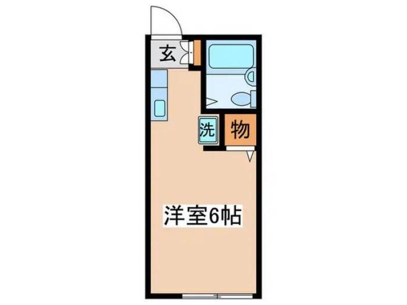 単身向けのリフォーム済み！室内洗濯置場、収納スペースあり！