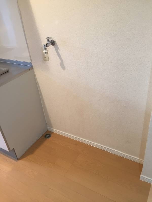 洗濯機置場です