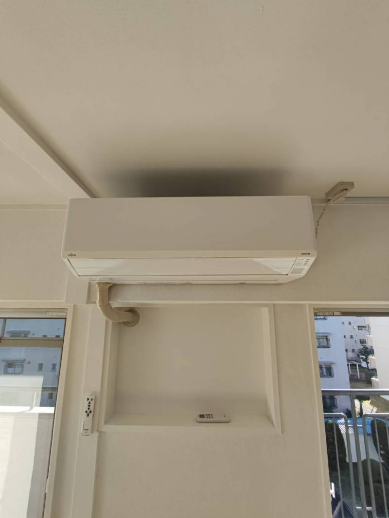 新品のエアコン付き！
