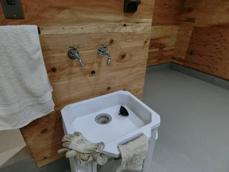 1階でもお湯が使える。