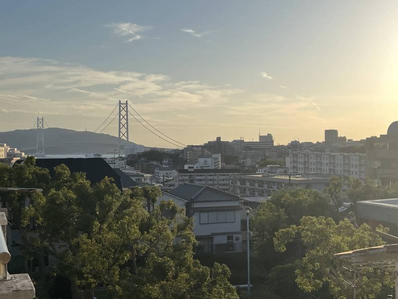二階ベランダ風景
