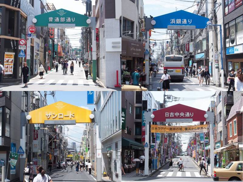 買い物便利　日吉商店街　徒歩園内距離：480m