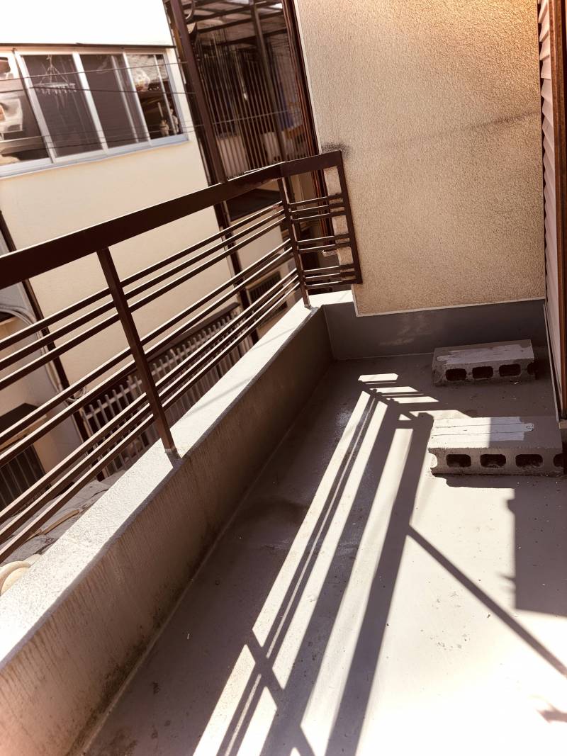 陽当たりのいいバルコニー
