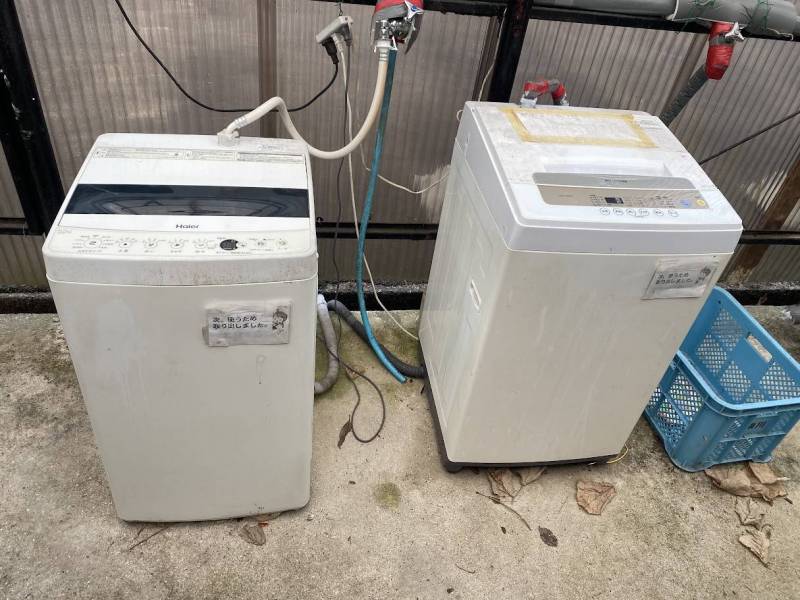 共有部に洗濯機あり　