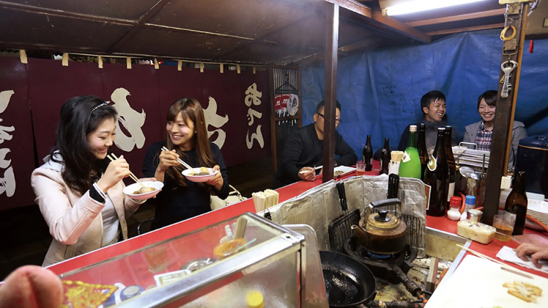 蔵本通りの屋台