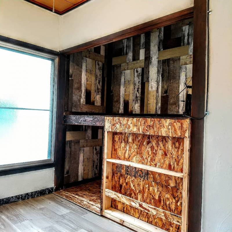 ワーキングスペースにオススメの3畳間。合板部はビス打ち自由！