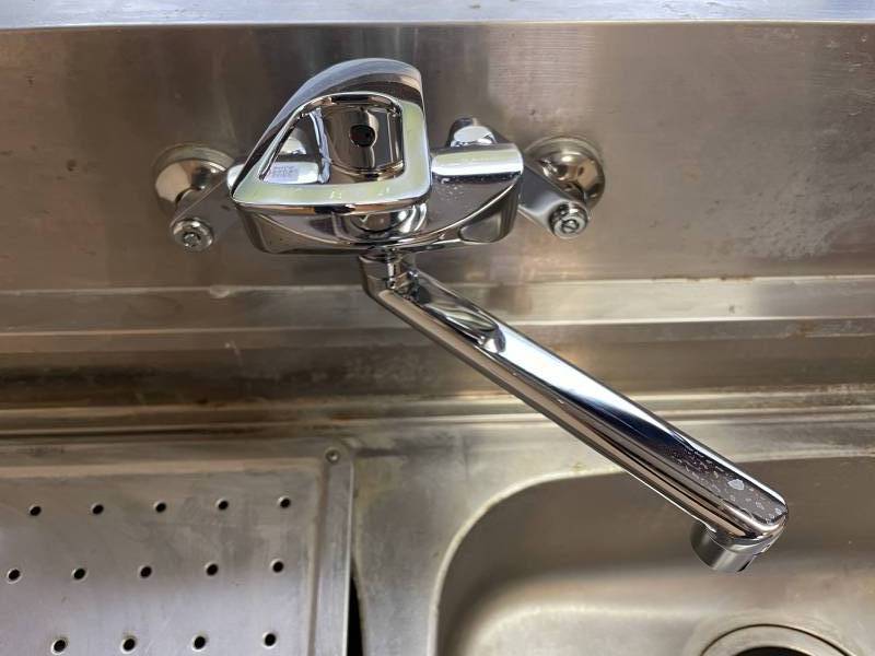 水回り（台所、バス）は混合水洗に変更！