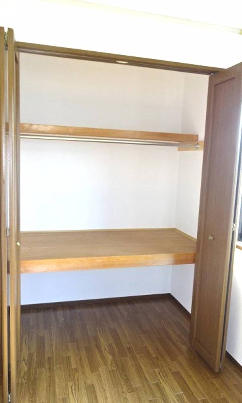 広々クローゼット。