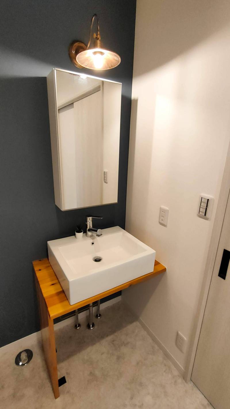 憧れの独立洗面台♪収納もばっちり！