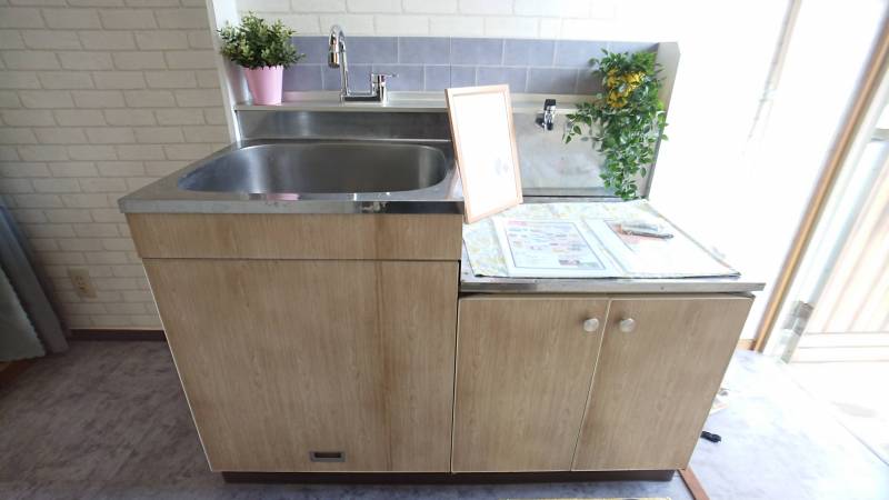 木目調のキッチン