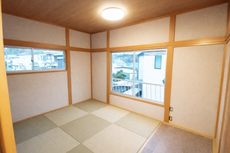 こだわりの和モダンな和洋室♪他には無い贅沢な空間です！