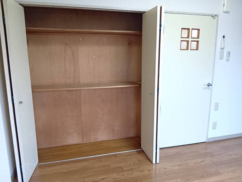 収納と扉の様子です。