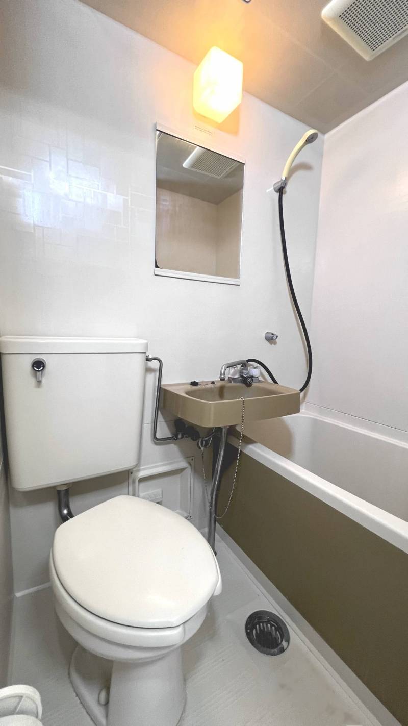 バス・トイレは消毒済みです