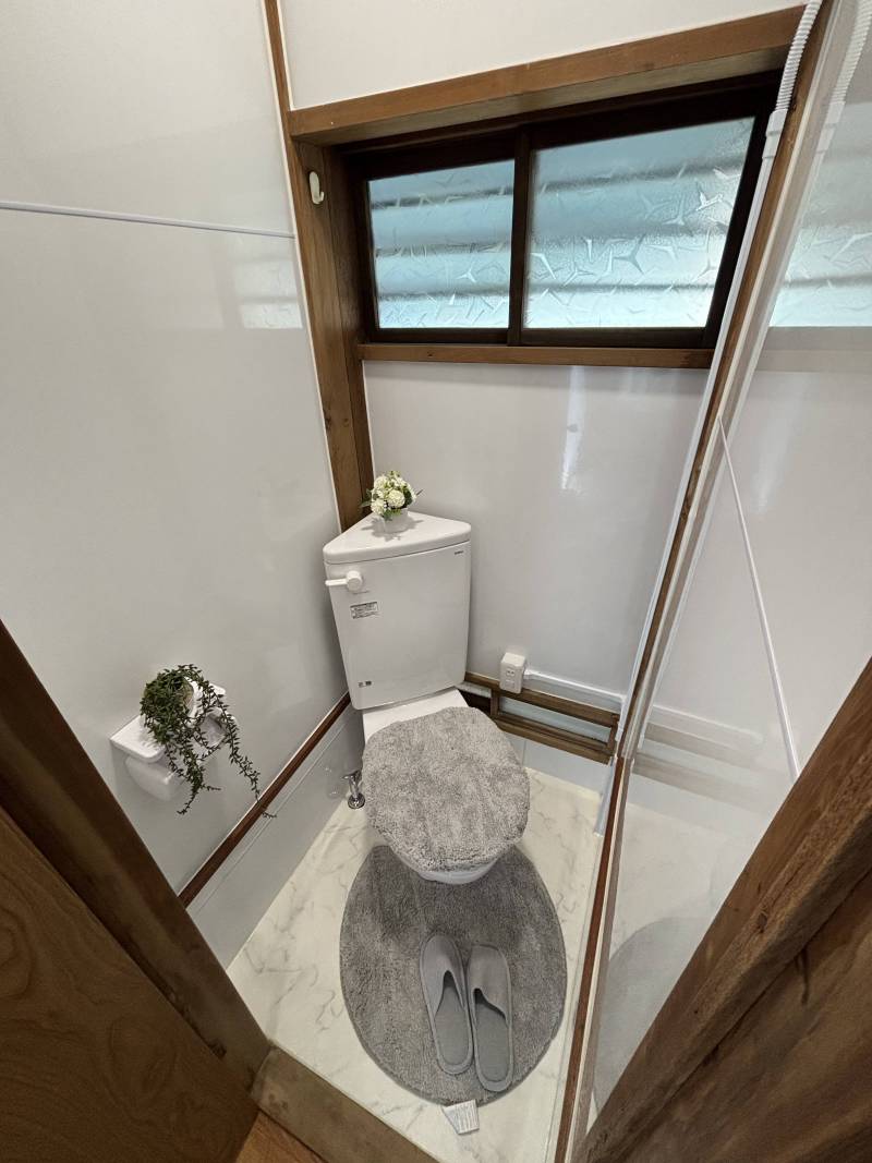 トイレもきれいにしました。