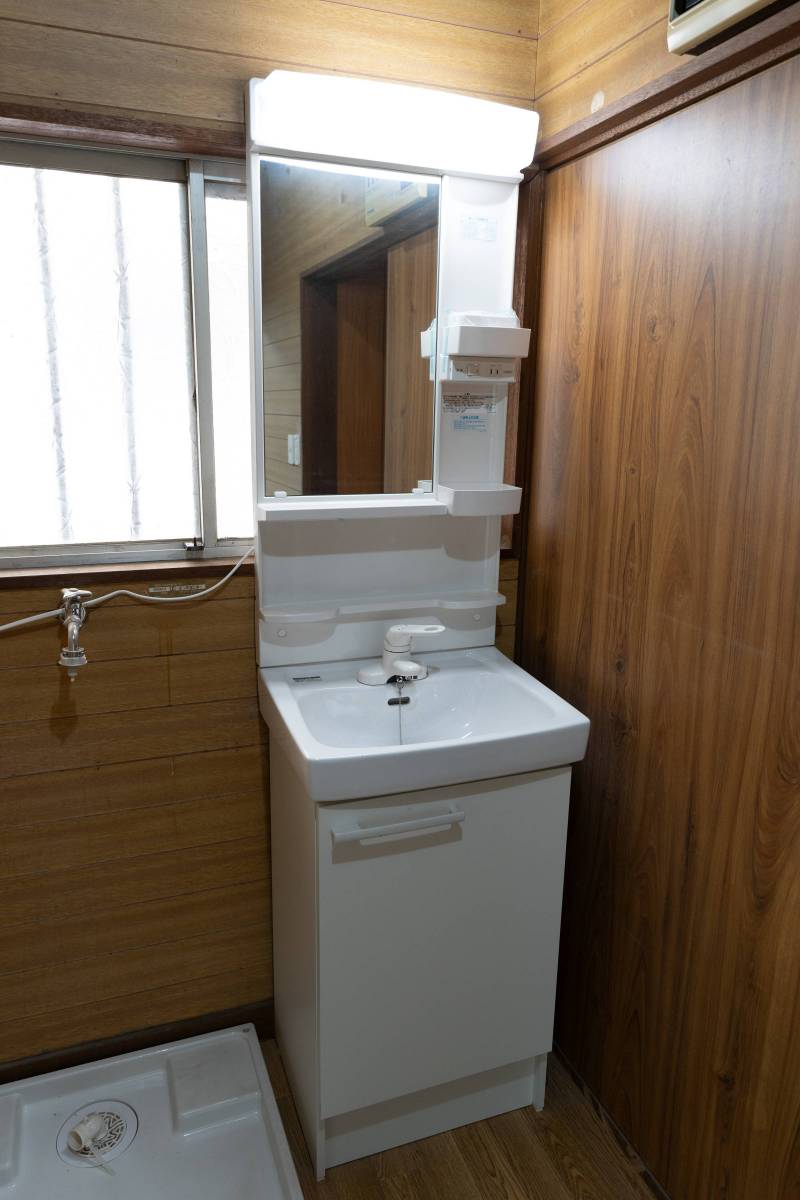 洗面所のリフォーム後です！