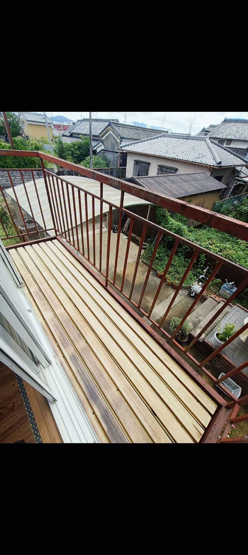バルコニーは水はけ良好(*^^*)