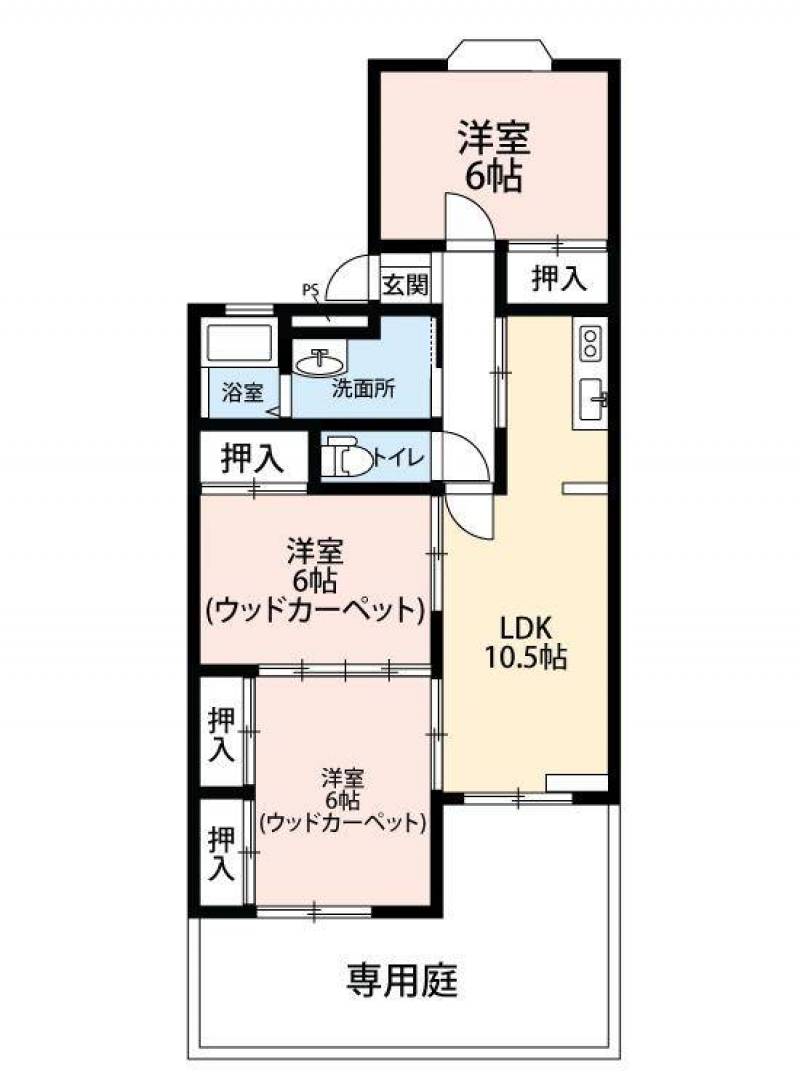 ペットも喜ぶとっても広々な間取りです！