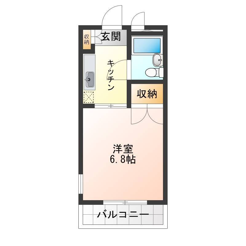 収納も大きくお部屋をスッキリした状態で使えます