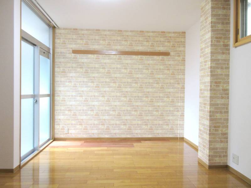 広い8.4帖の床には床暖房

