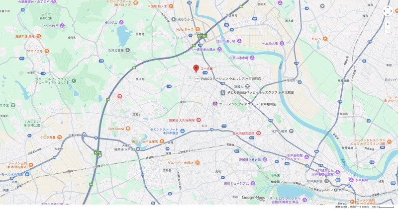 周辺マップ
水戸北IC近く♪