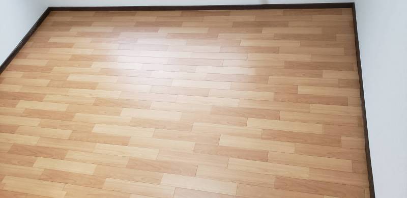 クッションフロア新しく取り付けました。