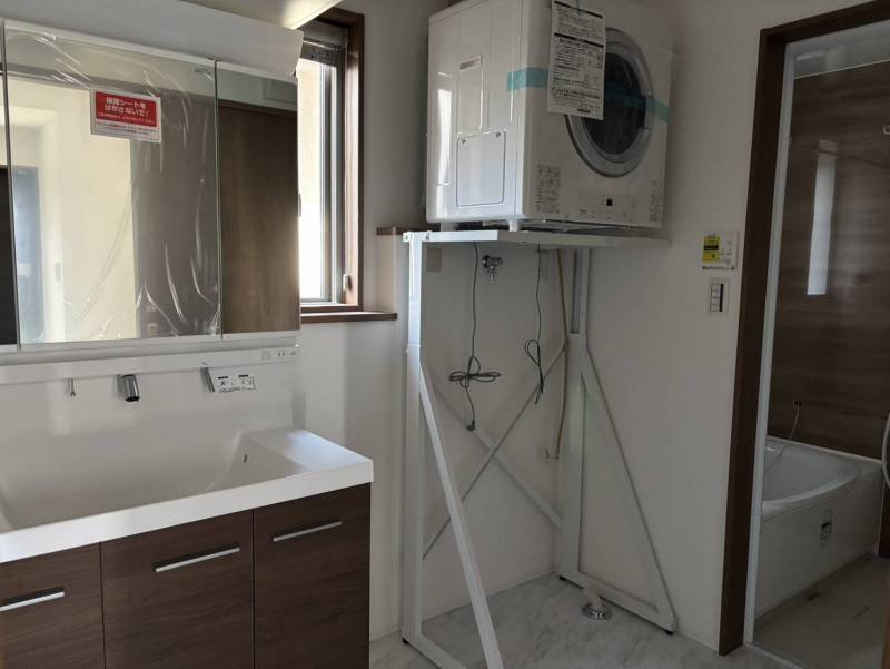 ガス乾燥機で気持ちよく早く乾きます