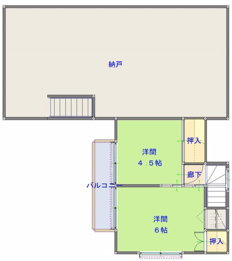間取り2階