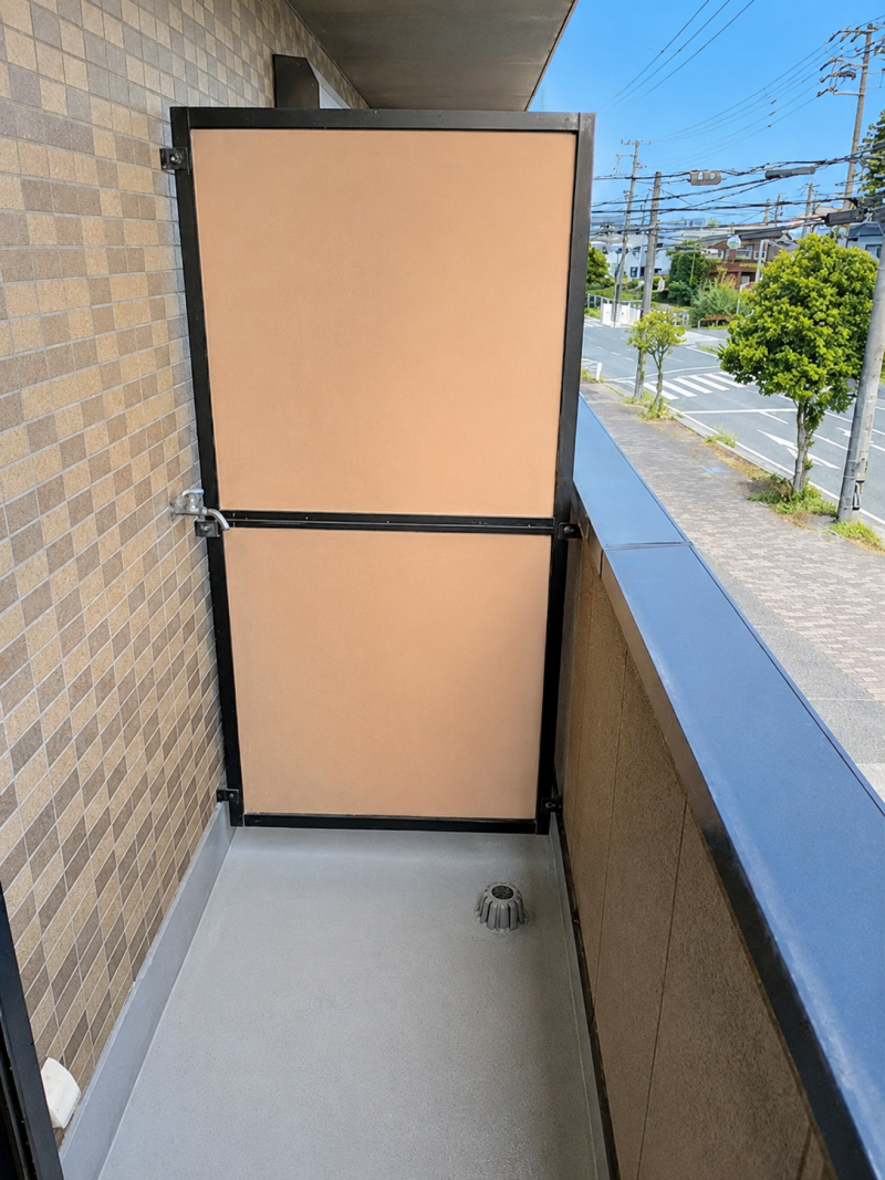 洗濯機置き場。