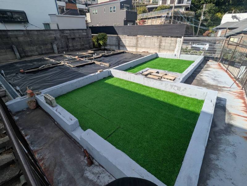 ２０㎡の広いお庭でガーデニング出来ます！BBQも出来ますね。