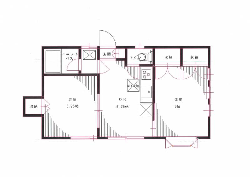 床下収納は有りません。