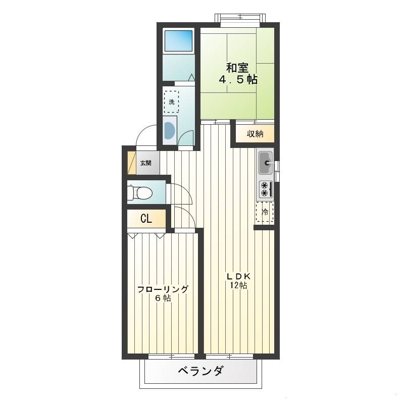 使いやすい間取りです