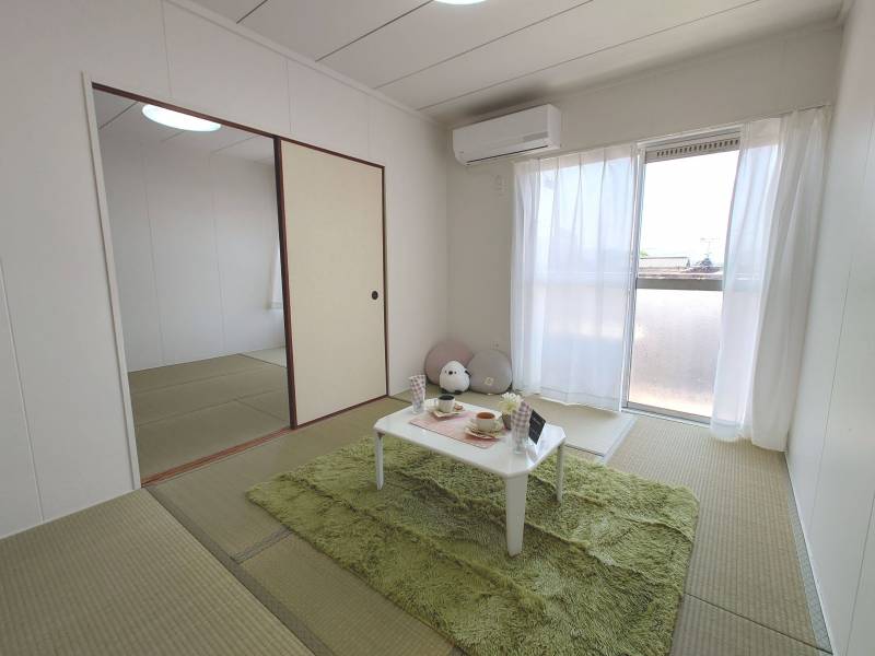 居間は和室ですがゆったりできますね♪