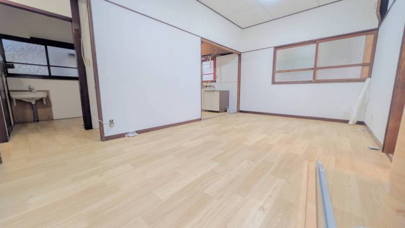 リビングはお家の中心にあり、使いやすい間取りです。