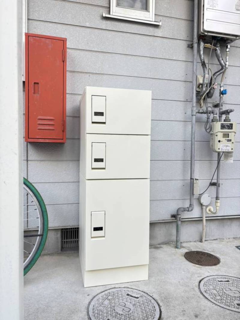 宅配ボックス設置しました！