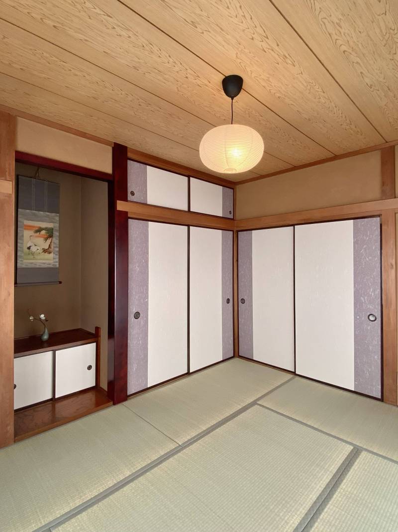 一階和室。旅館ライクな和室は来客時のおもてなしにも最適♪