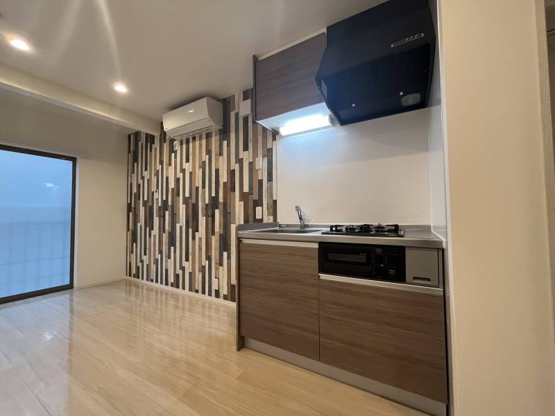 リビングとキッチン。