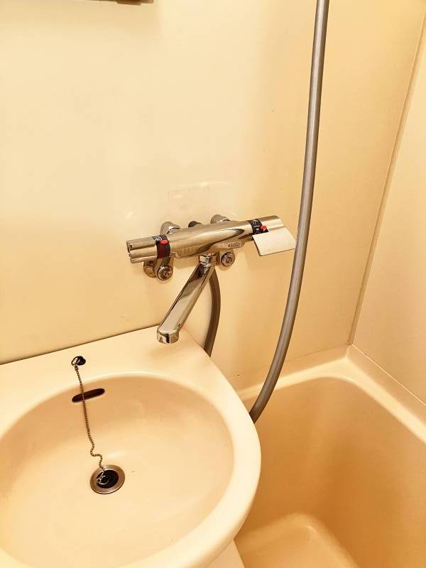 混合水栓工事済で使い勝手が非常に良い