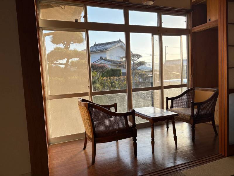 庭園を眺めながらくつろげます