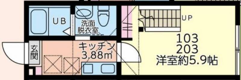 ロフトと合わせて25.2㎡を確保♪