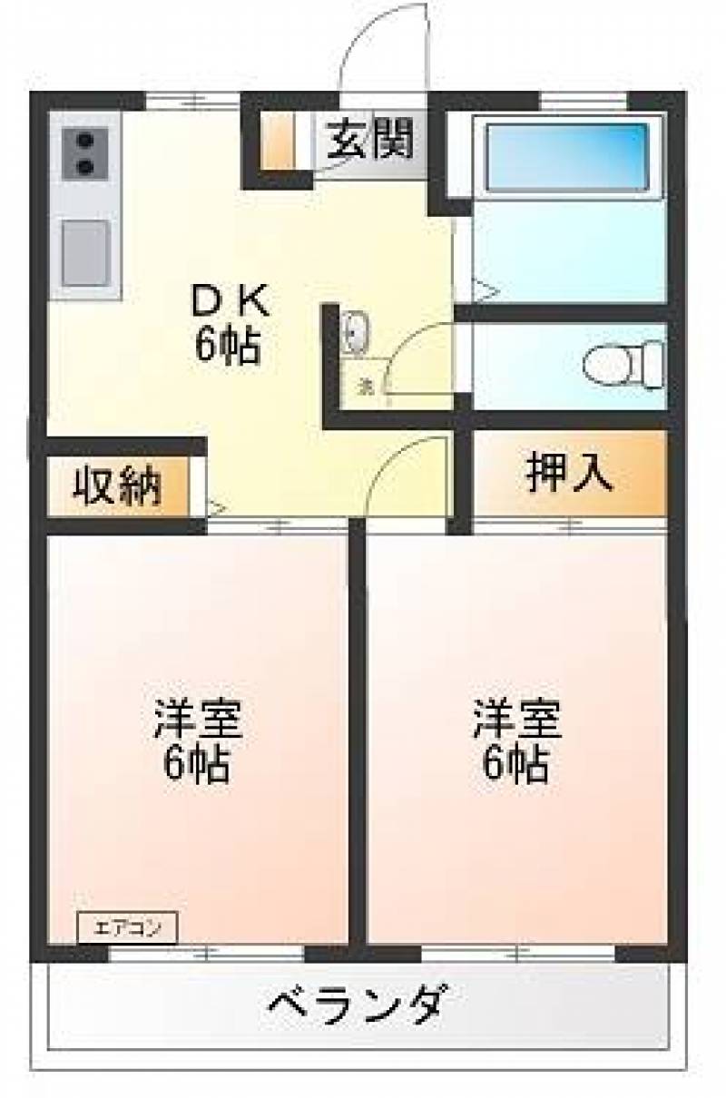 人気のサイドに分かれたお部屋間取り！