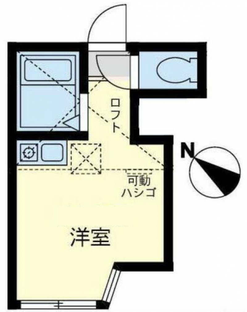 風呂トイレは別！便利なロフト付き