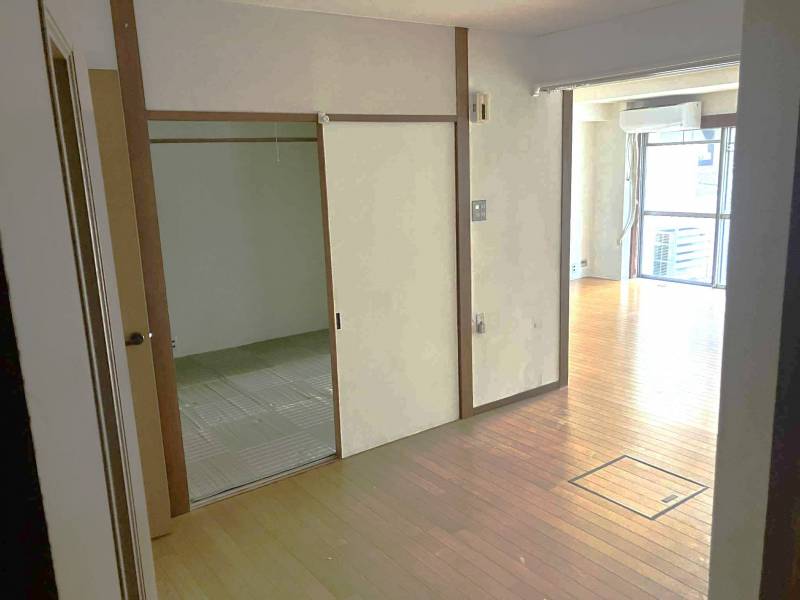 広々１Ｌを区切れば３Ｌ風に使用可。