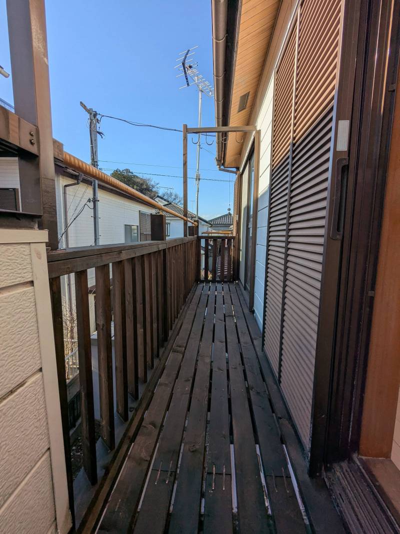 開放感のあるバルコニー♪