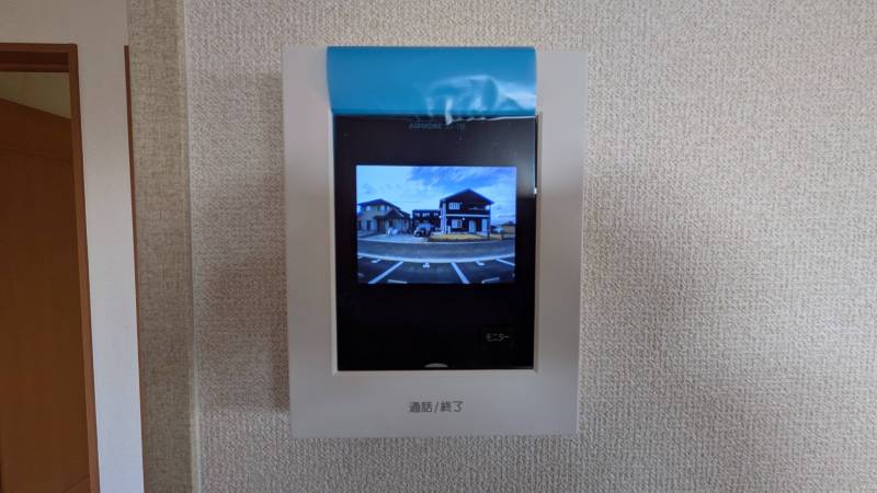 安心安全のモニター付インターホン。