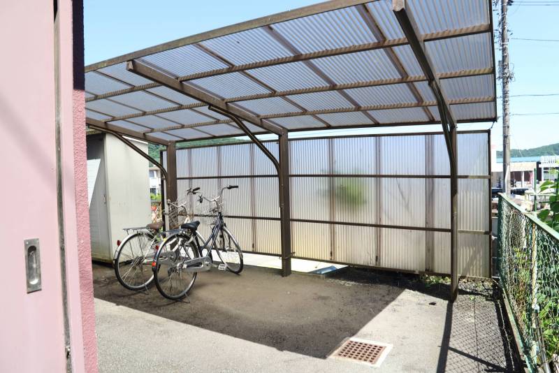 自転車原付置き場大型バイクは要相談