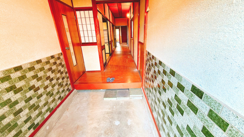 玄関も広くて使いやすいです