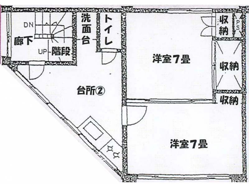 こちら４階の間取り図